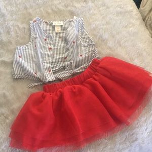 Baby girl matching set